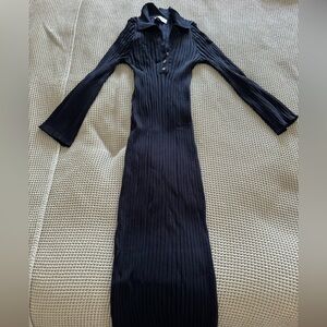 Legoe Heritage Luxe Long Sleeve Polo Maternity Dress